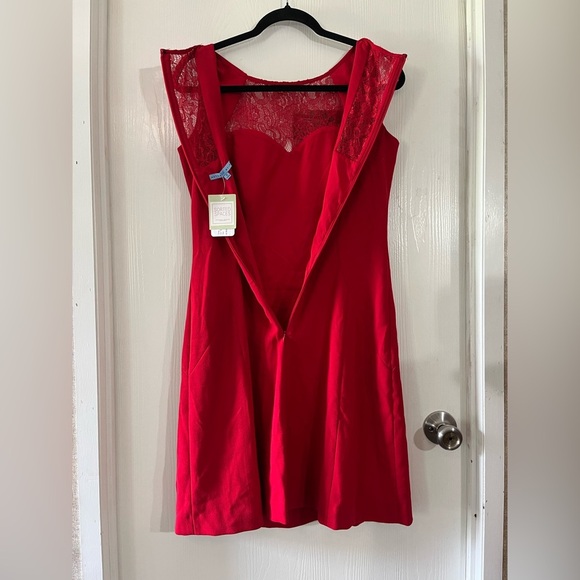 ANTONIO MELANI Red Mini Dress - Picture 5 of 8